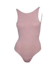 high expectations bodysuit in blush pink