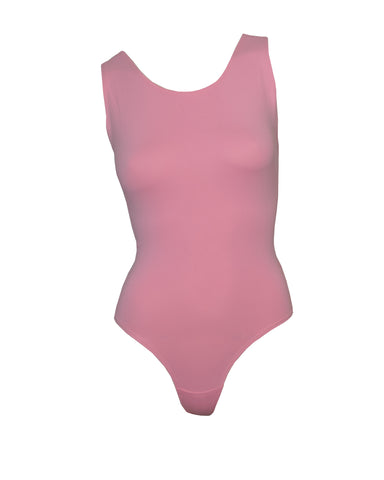 boisterous bodysuit in bright pink